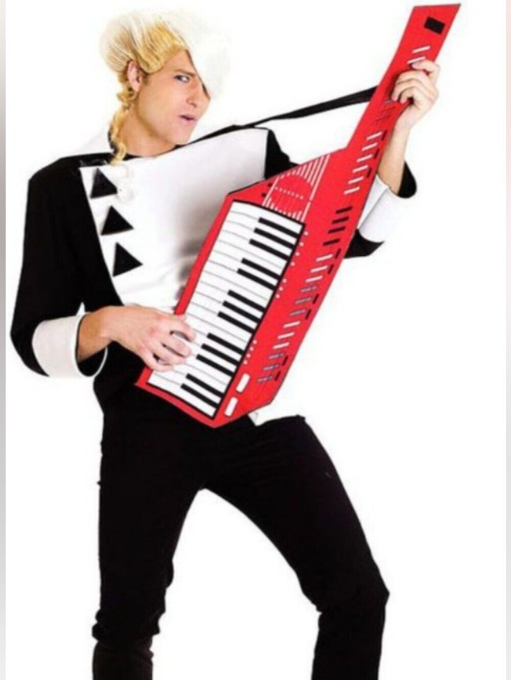 80's New Wave Singer Men's Large Halloween Costume Party Dressup Fun